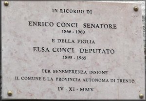 L'Onorevole Elsa Conci